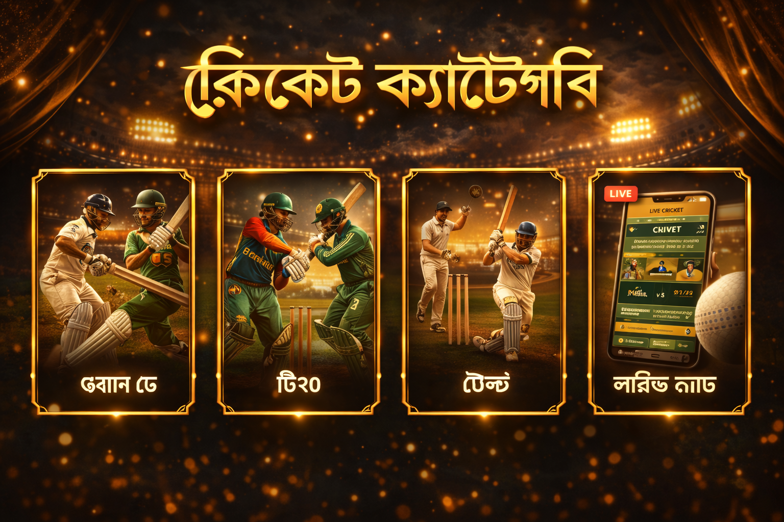 Cricket categories